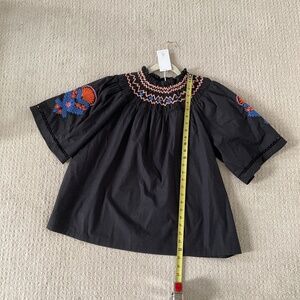 NWT Corey Lynn Carter smocked top